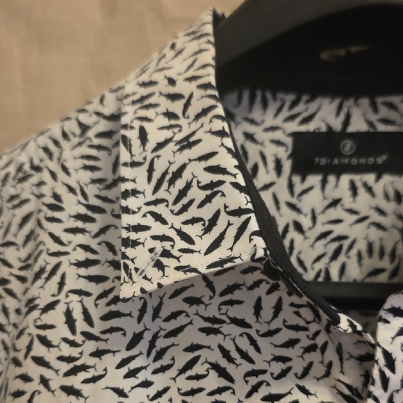 7 Diamonds Patterned Shirt - Picture 3 of 5